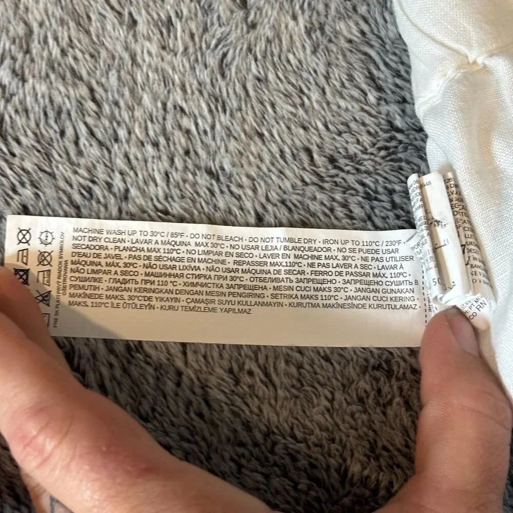 Mango linen pants